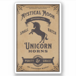 Halloween Witch Potion Apothecary Fles Label