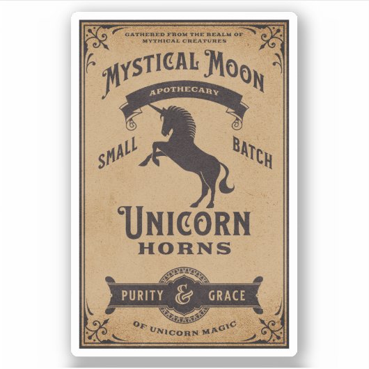 Halloween Witch Potion Apothecary Fles Label (Voorkant)