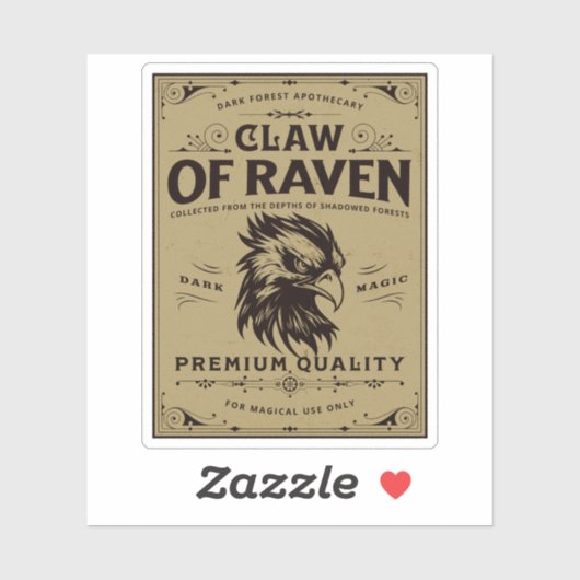 Halloween Witch Potion Apothecary Fles Label (Vel)