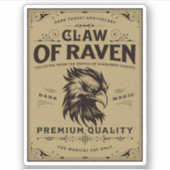 Halloween Witch Potion Apothecary Fles Label (Voorkant)