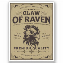 Halloween Witch Potion Apothecary Fles Label