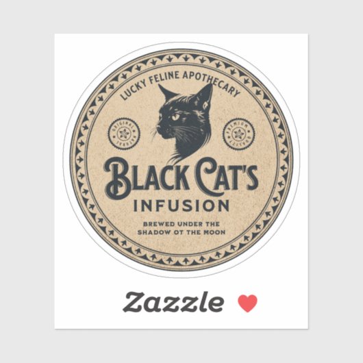 Halloween Witch Potion Apothecary Fles Label (Vel)