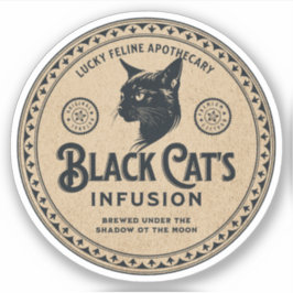 Halloween Witch Potion Apothecary Fles Label