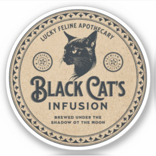 Halloween Witch Potion Apothecary Fles Label