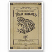 Halloween Witch Potion Apothecary Fles Label (Voorkant)