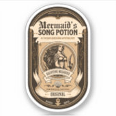 Halloween Witch Potion Apothecary Fles Label (Voorkant)