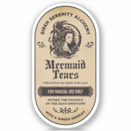 Halloween Witch Potion Apothecary Fles Label