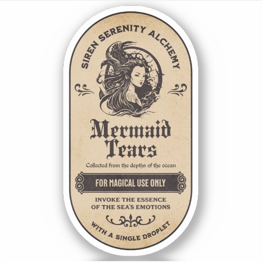 Halloween Witch Potion Apothecary Fles Label (Voorkant)