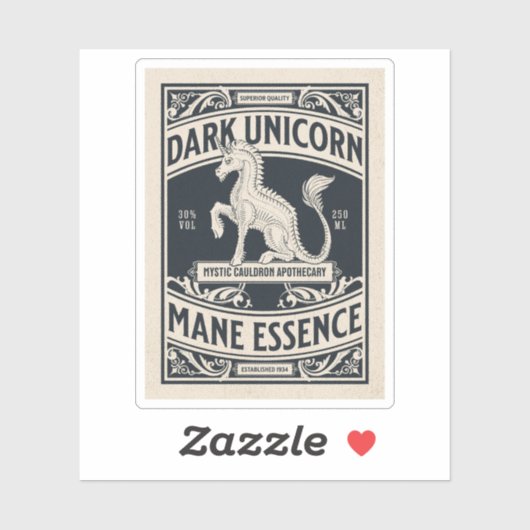 Halloween Witch Potion Apothecary Fles Label (Vel)