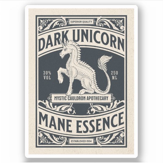 Halloween Witch Potion Apothecary Fles Label (Voorkant)