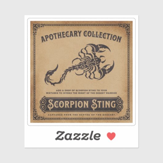 Halloween Witch Potion Apothecary Fles Label (Vel)