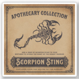 Halloween Witch Potion Apothecary Fles Label