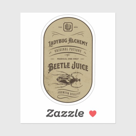 Halloween Witch Potion Apothecary Fles Label (Vel)