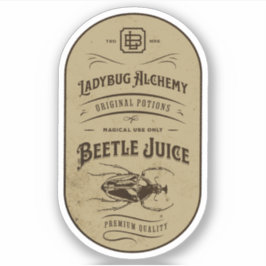 Halloween Witch Potion Apothecary Fles Label