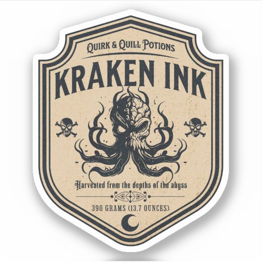 Halloween Witch Potion Apothecary Fles Label (Voorkant)