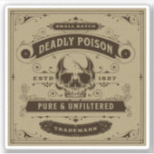 Halloween Witch Potion Apothecary Fles Label (Voorkant)