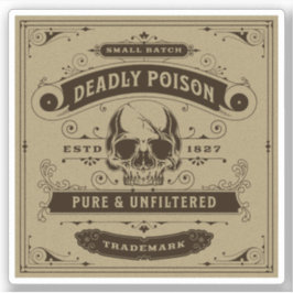 Halloween Witch Potion Apothecary Fles Label