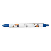 Halloween Witch Pumpkin Flying Broom Pen (Voorkant)