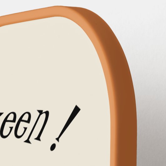 Halloween Witch Pumpkin Flying Pickleball Paddle (Links Detail)