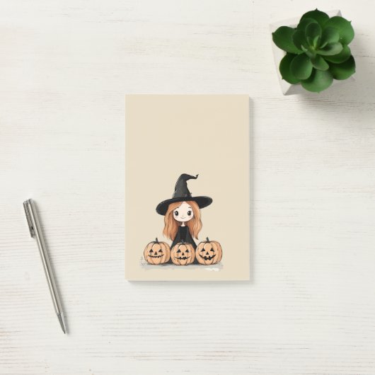 Halloween Witch Pumpkin Notes (Kantoor)