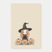 Halloween Witch Pumpkin Notes (Voorkant)