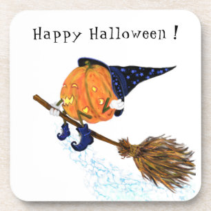 Halloween Witch Pumpkin Onderzetter
