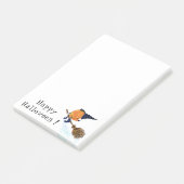 Halloween Witch Pumpkin Post-it® notes (Schuin)