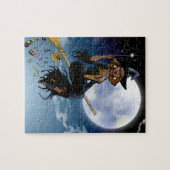 Halloween Witch Puzzle Legpuzzel (Horizontaal)