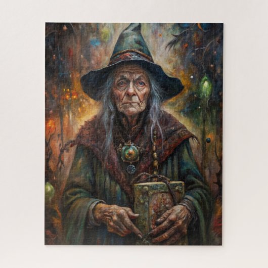 Halloween Witch Puzzle Legpuzzel (Verticaal)