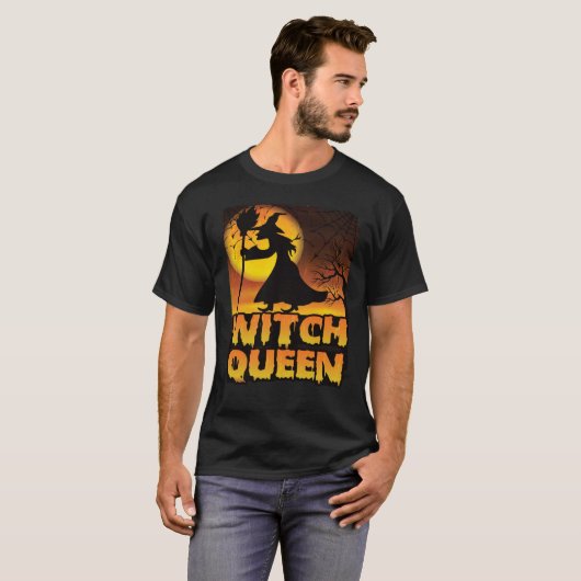 Halloween Witch Queen T-shirt (Voorkant volledig)