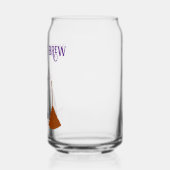 =Halloween Witch Rat en Broom Custom Blikvorm Glas (Links)