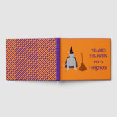 Halloween Witch Rat en Broom Custom Gastenboek (Volledig)