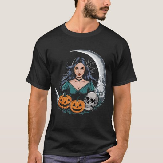 Halloween Witch - Realistisch T-shirt (Voorkant)