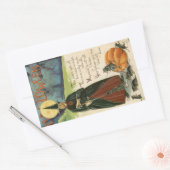 Halloween Witch  Rechthoekige Sticker (Envelop)