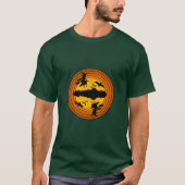  Halloween Witch retro T-shirt (Voorkant)