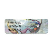 Halloween Witch Return Address Labels (Voorkant)