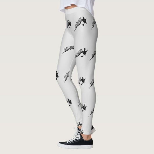 Halloween Witch Riding Broom Thunder_Cove Leggings (Links)
