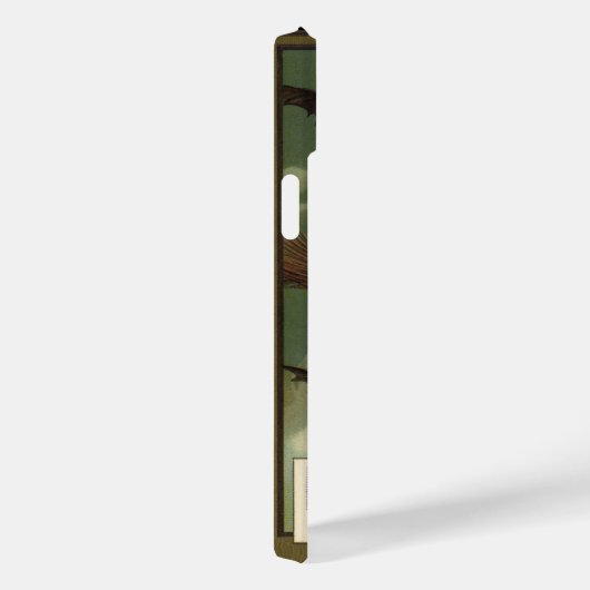  Halloween Witch Riding Broomstick met kat Case-Mate iPhone Case (Achterkant / Rechts)