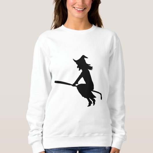 Halloween Witch Riding Golf Club | Golfers Trui (Voorkant)