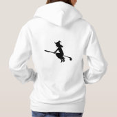 Halloween Witch Riding Golf Club Hoodie (Achterkant)