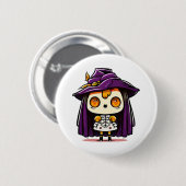 Halloween witch ronde button 5,7 cm (Voorkant /achterkant)