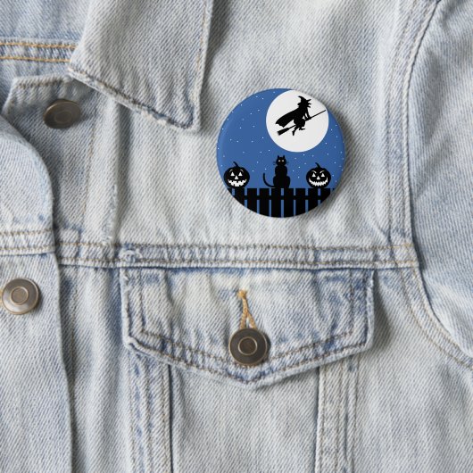 Halloween Witch Ronde Button 5,7 Cm (In situ)