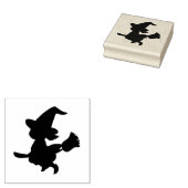 Halloween Witch Rubberstempel (Gestempeld)