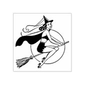   Halloween Witch Rubberstempel (Afrduk)