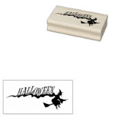 Halloween Witch Rubberstempel (Gestempeld)