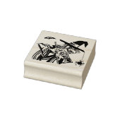  Halloween Witch Rubberstempel (Stempel)