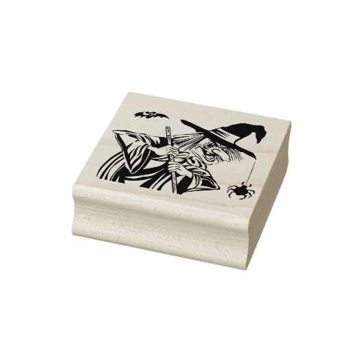  Halloween Witch Rubberstempel (Stempel)
