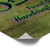 Halloween Witch Salem Broom Company Sign Poster (Hoek)