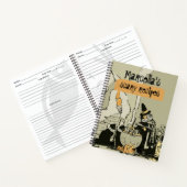 Halloween Witch Scary Recipes Notitieboek (Binnen)