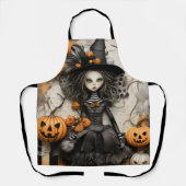 Halloween witch schort (Voorkant)